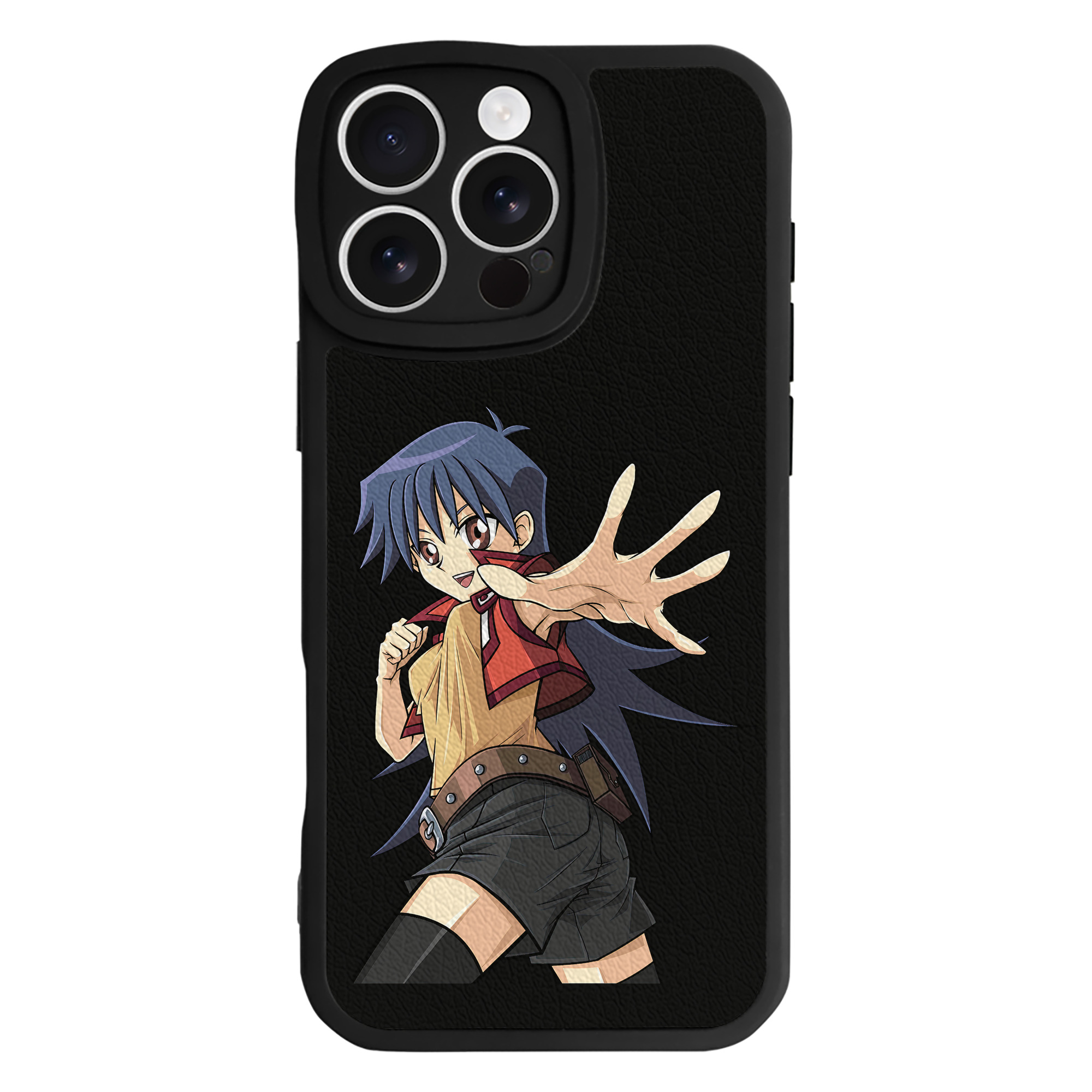 遊☆戯☆王 Yu-Gi-Oh! 【iPhone 16シリーズ対応】シリコンスマホケース（レザー調） 材質：シリコン